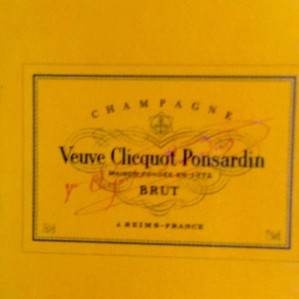 Vintage veuve cliquot tiny cork box